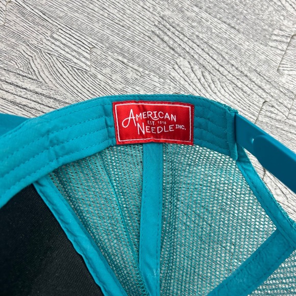 American Needle Ford Bronco Trucker Hat Cap Snap Back Adjustable Blue Rope Adult - Picture 6 of 8